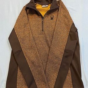 Spyder Quarter Zip Jacket. Size Mens Medium